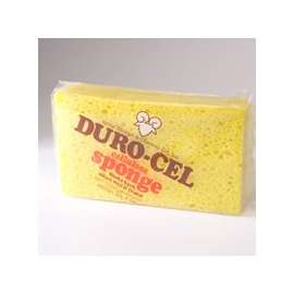 Duro-Cel P140 Sponge, 8 in L, 1-1/2 in Thick, Cellulose, Yellow