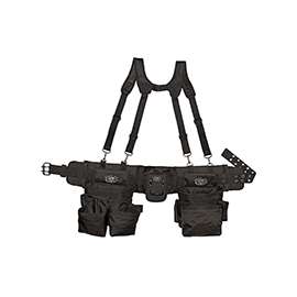 Dead On DO-FR Tool Rig with Suspenders, 30-Pocket, Poly Fabric, Black