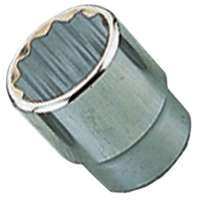 Vulcan Socket, 3/4 In Drive, 38 Mm, 12 Point, Chrome Vanadium Steel, Chrome
