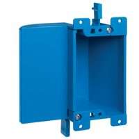 Carlon B117RSW Outlet Box, Clamp Cable Entry, Clamp Mounting, PVC