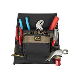 CLC Tool Works 1823 Nail and Tool Bag, 8-Pocket, Polyester Fabric