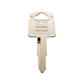 HY-KO 11010HD75 Key Blank, Brass, Nickel, For Honda's Motorcycle