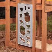 Playstar PS 8870 Vertical Climber, HDPE, Gray, For 48 in, 60 in Playdeck