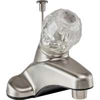 Boston Harbor Non-Metallic Lavatory Faucet, 1.2 Gpm At 60 Psi, 4 In Center Distance, 1 Acrylic Handle
