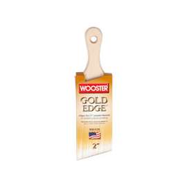 WOOSTER 5235-2 Paint Brush, 2-11/16 in L Bristle, Short Handle, Stainless Steel Ferrule
