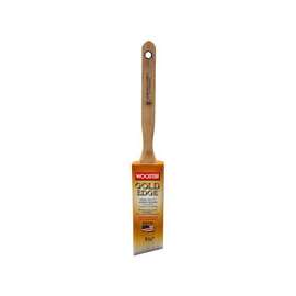 WOOSTER 5236-1-1/2 Paint Brush, 2-7/16 in L Bristle, Semi-Oval Angle Sash Handle, Stainless Steel Ferrule