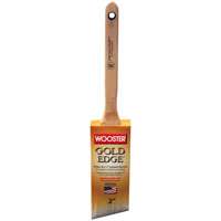 WOOSTER 5236-2 Paint Brush, 2-11/16 in L Bristle, Semi-Oval Angle Sash Handle, Stainless Steel Ferrule