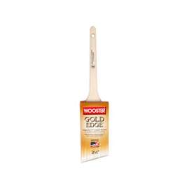 WOOSTER 5234-2-1/2 Paint Brush, 2-11/16 in L Bristle, Sash Handle, Stainless Steel Ferrule