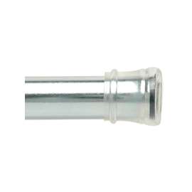 Zenna Home TwistTight 512S/502S Shower Stall Rod, 1-1/4 in Dia Rod, Steel, Chrome
