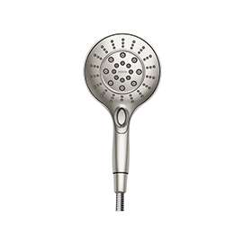 Moen Engage 26112SRN Spray Head Hand Shower, 6-Spray Function, 59 in L Hose, Metal, Brushed Nickel
