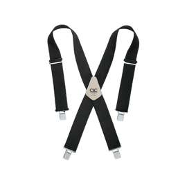 CLC Tool Works 110BLK Work Suspender, Nylon, Black