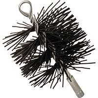 Imperial Polypro BR0181 Round Chimney Brush, 6 in Dia Brush
