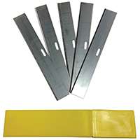 M-D 49977 Replacement Scraper Blade, 4 in L, Steel