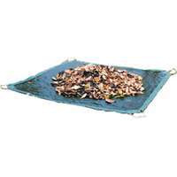 ProSource Yard Tarp With Drawstring, 9 Ft L X 9 Ft W, 12 X 12 In Mesh, Polyethylene