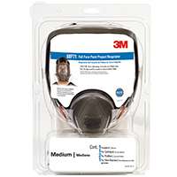 3M TEKK Protection 68P71PA1-A/68P71 Full Face Paint Respirator, M Mask, Black