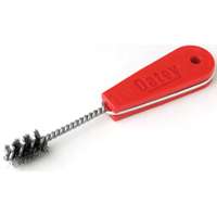 Oatey 31404 Heavy Duty Fitting Brush With Handle Carded, 1/2 in, High Carbon Steel Wire Trim