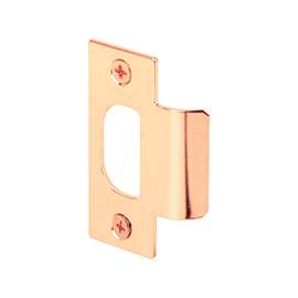 Defender Security E 2467 T-Strike, 2-3/4 in L, 1-1/8 in W, Steel, Brass