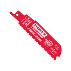 Diablo DS0414BF5 Reciprocating Saw Blade, 14/18 TPI, Bi-Metal Cutting Edge, Steel