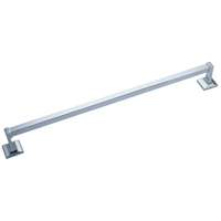 Boston Harbor Square Shape Towel Bar, 24 In L, 3/4 In Rod Dia, Durable Zinc And Aluminum