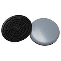 Magic Sliders 04100 Furniture Slide Glide, 3200 lb Weight Capacity, Polymer-Coated, Plastic, Gray
