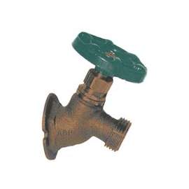 Arrowhead Brass 355LF Keyless Lockshield, Lead-Free Sillcock Valve, 3/4 x 3/4 in FIP x Male Hose