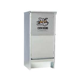 Pet Lodge CH12 Pet Feeder, 12 lb Capacity, Galvanized Steel