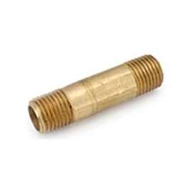 Anderson Metals 38300-0635 Pipe Nipple, 3/8 in NPT, 3-1/2 in L