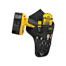 CLC Tool Works 5023 Drill Holster, Polyester Fabric, Black
