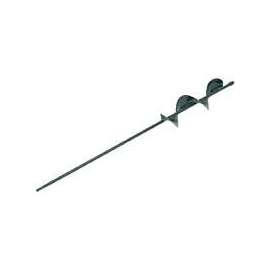 AMES 2917600 Planting Auger, 3 in Dia Steel Head, Steel Handle, 24 in OAL