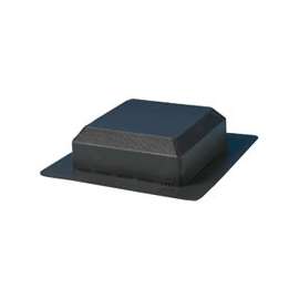 Duraflo 60PRO50BL Roof Vent, 50 sq-in Net Free Ventilating Area, Polypropylene, Black
