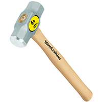 Vulcan Engineer Hammer, 4 Lb, Forged Steel Head, 16 In L Handle, Hickory Wood
