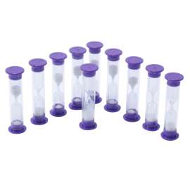 3 Minute Sand Timers, Set of 10