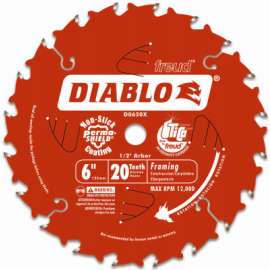 6"x20T Saw Boss Blade