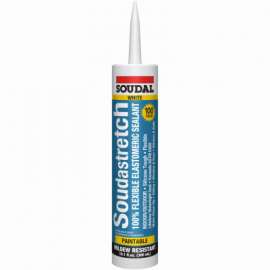 10.1OZ WHTStretch Caulk
