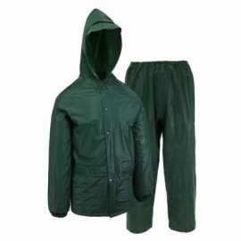 MED GRN PVC Rainsuit