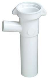 MP WHT Dish Tailpiece