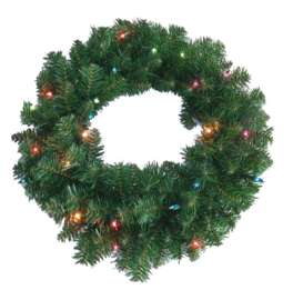 HW 24" Multi Art Wreath