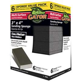 6PK Fin/MED Sand Sponge