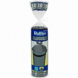 12CT 30GAL Trash Bag