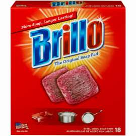 18PK STL Wool Soap Pad