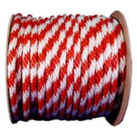 5/8x200 RED/WHT Rope