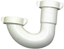 MP WHT Kitch Drain Bend