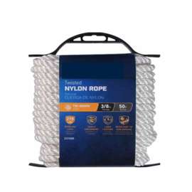 3/8x50 WHT Nyl Rope