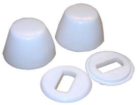 WHT RND Toil Bolt Cap