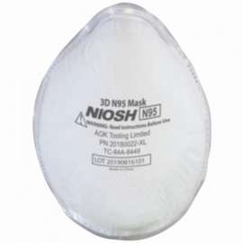 3D XL N95 Mask No Valve