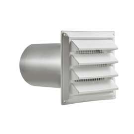 6" WHT Plas Air Intake