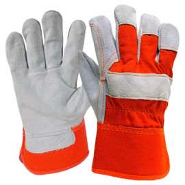 LG Men DBL LTHR Glove
