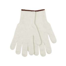 LG WHT Poly/Cott Glove