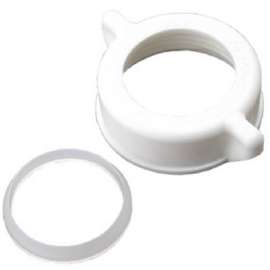 MP WHT Plas Nut/Washer