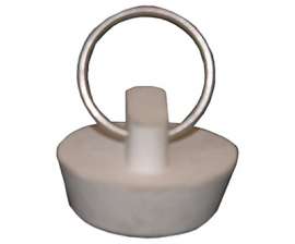 1" WHT Sink Stopper